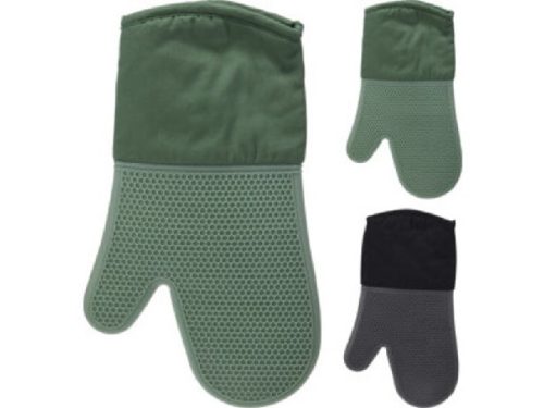 KESZTYŰ HŐÁLLÓ SZILIKON/PAMUT 31X18,5CM 2F. SZÍN