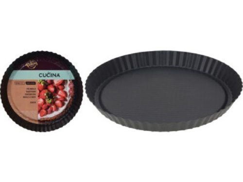 SÜTŐFORMA KEREK FÉM 28X3,5CM