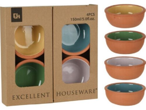 SÜTŐTÁL KERÁMIA 4DB-OS KÉSZLET 10X4CM 150ML