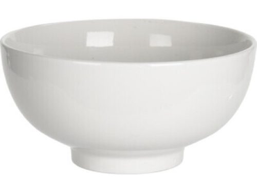 MÉLYTÁNYÉR PORCELÁN FEHÉR 20X10CM