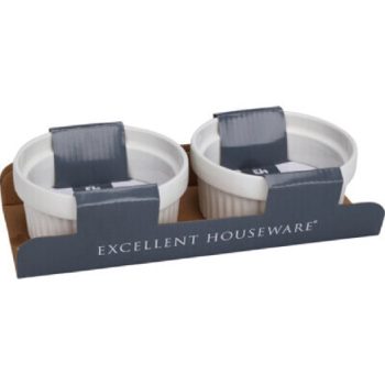 SÜTŐEDÉNY PORCELÁN 2DB-OS 260ML 11X5CM