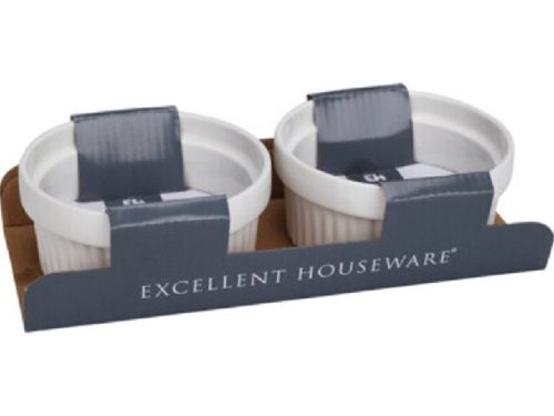 SÜTŐEDÉNY PORCELÁN 2DB-OS 260ML 11X5CM