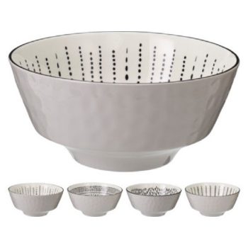 TÁL PORCELÁN 1300ML 4 FÉLE MINTA