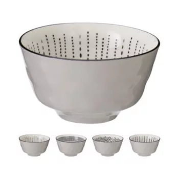 TÁL PORCELÁN 350ML 4 FÉLE MINTA