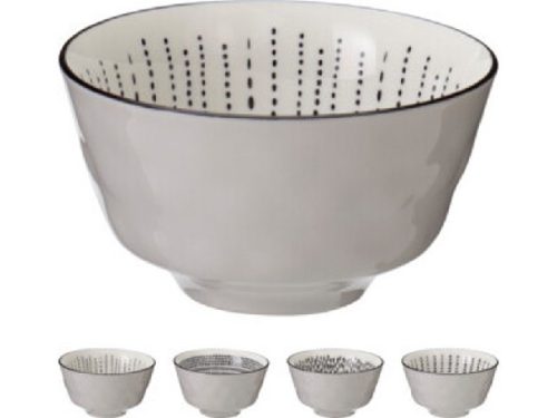 TÁL PORCELÁN 350ML 4 FÉLE MINTA