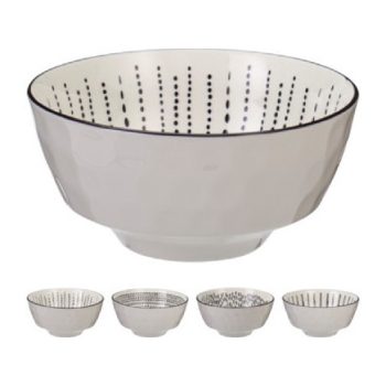 TÁL PORCELÁN 780ML 4 FÉLE MINTA