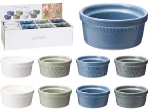 TÁL PORCELÁN 8,6X4CM 160G 4 FÉLE