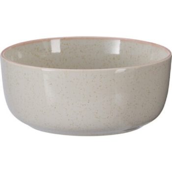 TÁL STONEWARE ÁTM.:14CM 500ML KRÉM SZÍNŰ