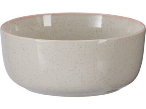 TÁL STONEWARE ÁTM.:14CM 500ML KRÉM SZÍNŰ
