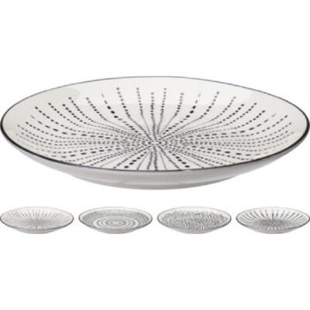 TÁNYÉR PORCELÁN 20CM 4 FÉLE MINTA