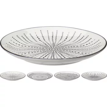 TÁNYÉR PORCELÁN 20CM 4 FÉLE MINTA