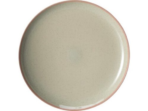 TÁNYÉR STONEWARE ÁTM.:21CM VILÁGOSZÖLD