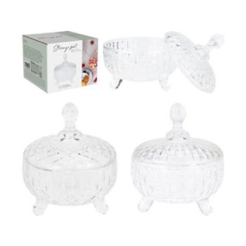 CUKORTARTÓ ÜVEG 200ML 9,8X12,5CM 2F.