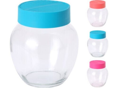 TÁROLÓ ÜVEG 370ML 3F. 8,7X10,1CM