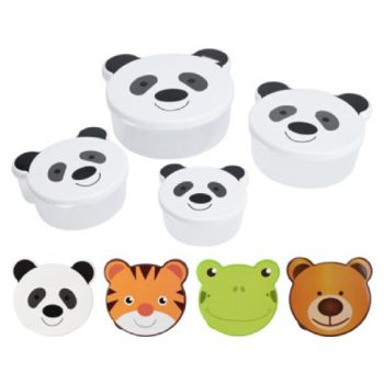 TÁROLÓDOBOZ SZETT 4DB-OS 4 MÉRET 4 FÉLE MINTA