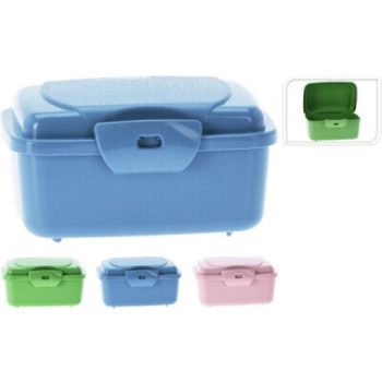 USZONNÁSDOBOZ PP 350ML 36G 12X8X6CM 3 FÉLE SZÍN