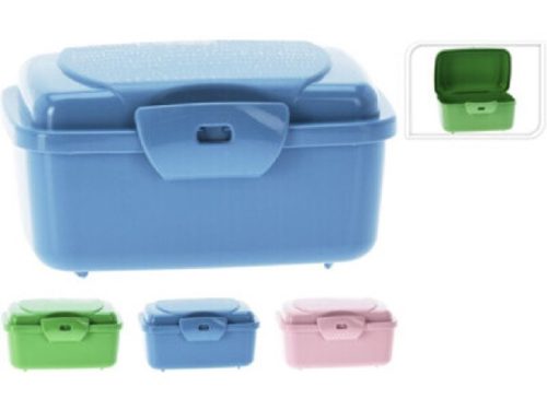 USZONNÁSDOBOZ PP 350ML 36G 12X8X6CM 3 FÉLE SZÍN