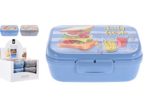 UZSONNÁSDOBOZ PP 1000ML KÉT FÉLE MINTA