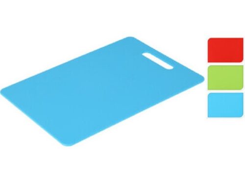 VÁGÓDESZKA PP 29X20X0,4CM 190G 3 FÉLE SZÍN