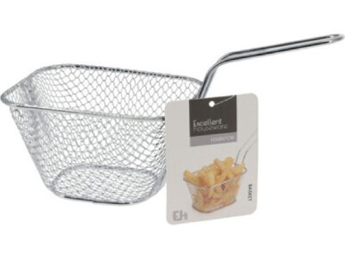 DRÓT KOSÁR KRÓM 68G 10X8,5X6,5CM FÜL:10CM