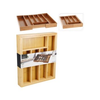 EVŐESZKÖZ RENDSZEREZŐ BAMBUSZ BŐVÍTHETŐ 28-45CMX34CM