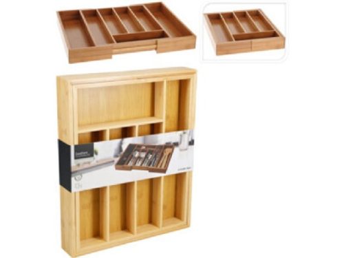 EVŐESZKÖZ RENDSZEREZŐ BAMBUSZ BŐVÍTHETŐ 28-45CMX34CM