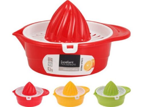 GYÜMÖLCSFACSARÓ PP 220ML 44G 14X12X7,5CM 3 FÉLE SZÍN