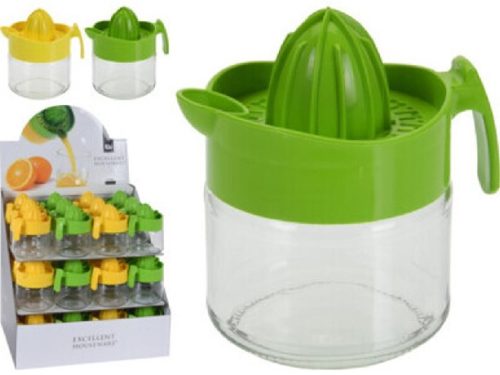 GYÜMÖLCSFACSARÓ ÜVEG 300ML 9X12CM 210G 2 FÉLE SZÍN