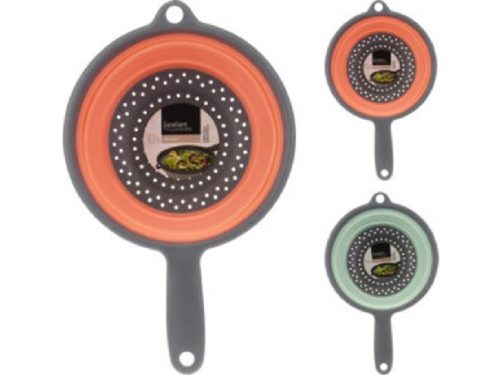 ÖSSZECSUKHATÓ SZŰRŐ, TPE PP 35,5X22,5X9CM 157G ÖSSZECSUKHATÓ:3,5CM 2 FÉLE SZÍN