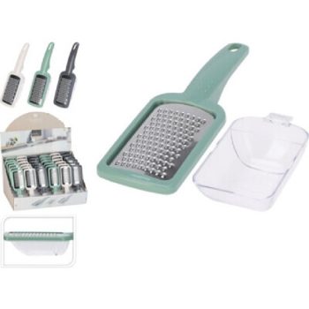 RESZELŐ TARTÁLLYAL FÉM 7X4X23,5CM 3F.