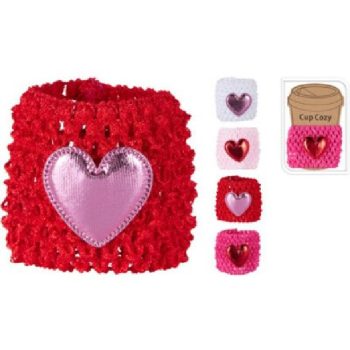 POHÁRVÉDŐ VALENTIN POLIÉSZTER 7X7CM 4F.