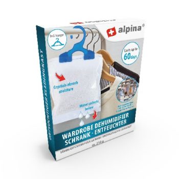   PÁRÁTLANÍTÓ RUHÁSSZEKRÉNYBE 15X11X1,5CM AKASZTÓS ALPINA