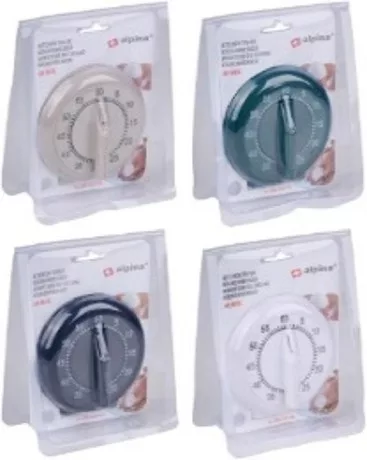 IDŐZÍTŐ PP 4FÉLE 9X5CM ALPINA