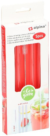 SZÍVÓSZÁL 4DB ÜVEG +TISZTÍTÓ KEFE ALPINA