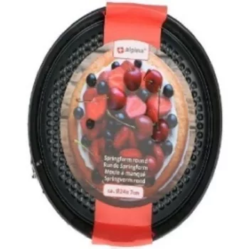 SÜTŐFORMA 24CM 0,4MM KAPCSOS ALPINA