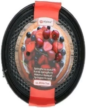 SÜTŐFORMA 24CM 0,4MM KAPCSOS ALPINA