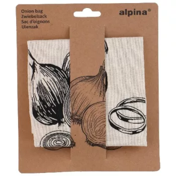 TÁROLÓ ZSÁK HAGYMÁHOZ 30X30CM, ALPINA