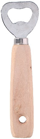 ÜVEGNYITÓ 14X4CM FA/FÉM ALPINA