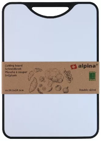 VÁGÓDESZKA KÉTOLDALAS BAMBUSZ/MŰANYAG 34,5X24,5X1,2CM ALPINA