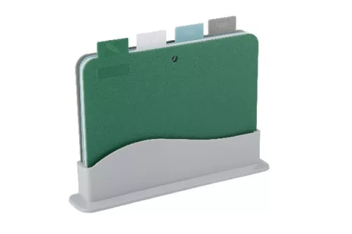 VÁGÓDESZKA KÉSZLET MŰANYAG 5 DB-OS 25X7X33,5CM ALPINA