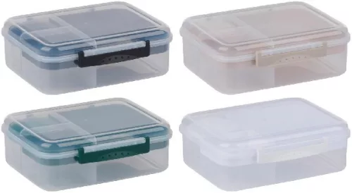 UZSONNÁS DOBOZ 3RÉSZES 4FÉLE 22X18X8CM ALPINA