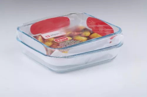 SÜTŐTÁL ÜVEG 1,8L 25X23X5CM 2DB ALPINA