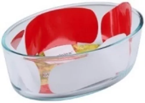 SÜTŐTÁL BORSZILIKÁT ÜVEG 26X18X6CM 1,6L ALPINA