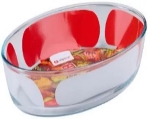 SÜTŐTÁL BORSZILIKÁT ÜVEG 35X24X6CM 3L ALPINA