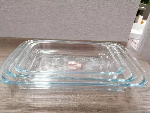 SÜTŐTÁL ÜVEG BOROSZILIKÁT 39X23,5X5CM 2.9L ALPINA