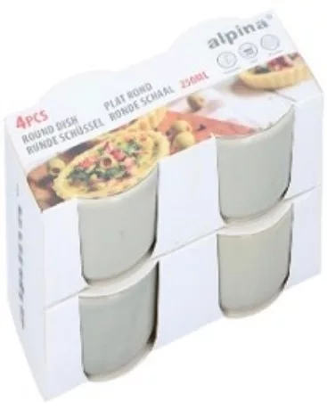 EDÉNY KERÁMIA 4DB 12X12X3,5CM ALPINA