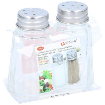 SÓ/BORS SZÓRÓ 3,7X7,5CM 2RÉSZES ÜVEG ALPINA