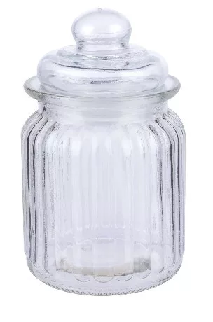 TÁROLÓ ÜVEG TETŐVEL 12DB/DISPLAY 8X13CM 0,3L ALPINA