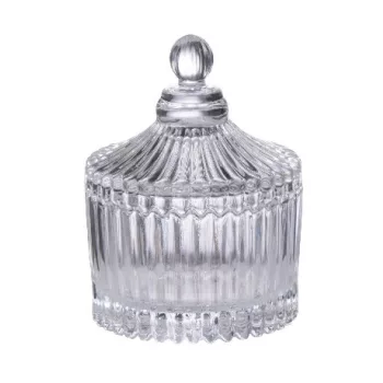 TÁROLÓ ÜVEG FEDÉLLEL 6.8X6.8X90CM 85ML ALPINA