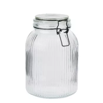 TÁROLÓÜVEG CSATOS TETŐVEL 1500ML 14,5X13,5X20,5CM